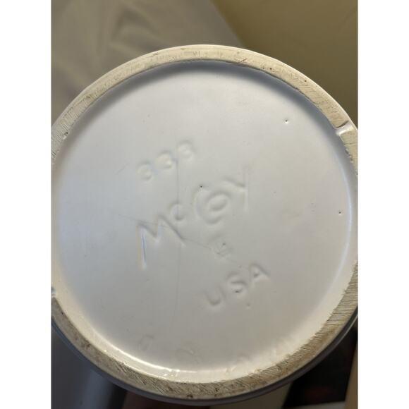 Vtg McCoy Cookie Jar Biscuit "From the littlest things Great happiness springs" - Picture 4 of 6